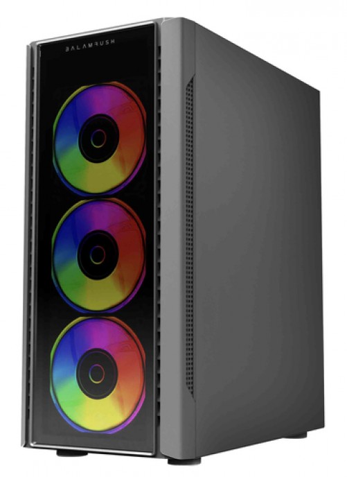 Gabinete Balam Rush Dragonfly Crystal GM590CB Midi Tower, 4x Ventiladores, Negro