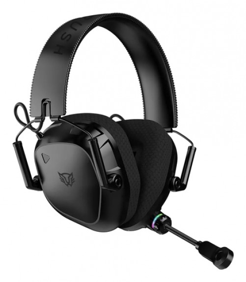 Audífonos Balam Rush Pilot Pro HS808 Diadema, Inalámbrico y Alámbrico, 3.5 mm, USB, Bluetooth, Negro