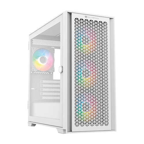 Gabinete Balam Rush Carbono Twin Mate 6000 Midi Tower, PSU No, Vent. 3x 120 mm, Vent. 1x 120 mm, Blanco