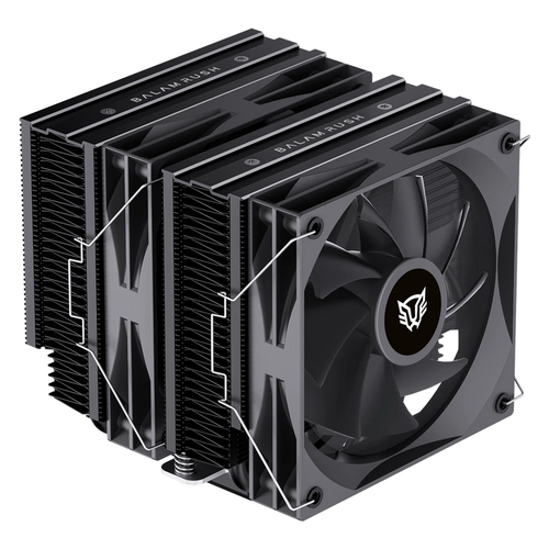 Disipador Balam Rush HEX90 12 cm, 2000 rpm, Negro