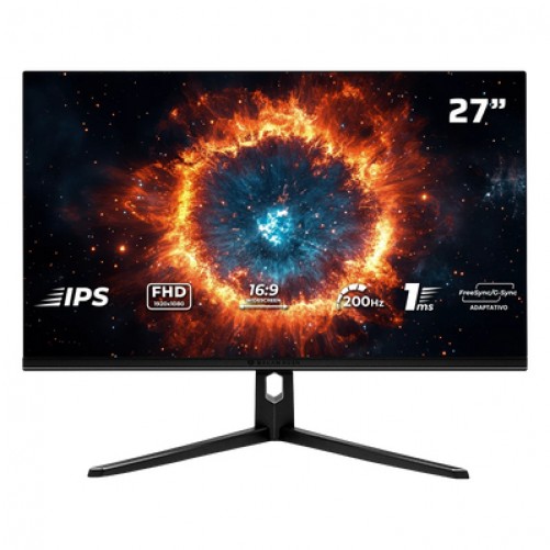 Monitor Gamer Balam Rush Hyper Nova MHN27Y LED 27", Full HD, G-sync/freesync, 200Hz, HDMI/DP, Negro