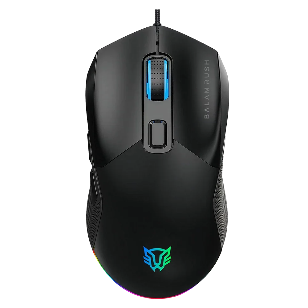 Mouse Gamer Alambrico Balam Rush Raptor Plus MG2, Sensor Optico, 7200 dpi, 6 Botones, USB Tipo A. Negro