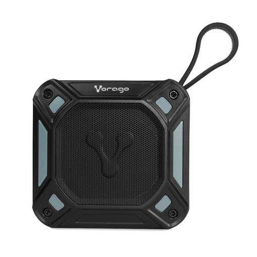 Bocina Bluetooth Vorago BSP-300-V3, 5 cm, 4 W, USB-C, 5.0, Auxiliar 3.5 mm, Negro