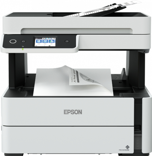 Multifuncional Monocromática Epson Ecotank ET-M3180 Inyección, Imprime/copia/escanea/fax, LCD 2.4" Táctil, Inalámbrica/USB 2.0,/ Ethernet, Doble Cara