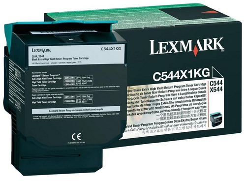 Tóner Lexmark C544X1KG Original, Negro