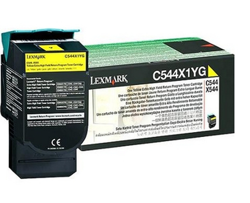 Tóner Lexmark Original, Amarillo