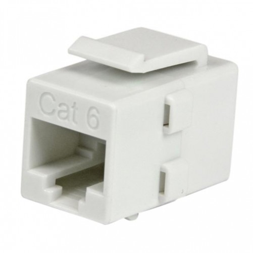 Conector Startech.com Tipo De Construcción Plano, Conector 1 RJ-45, Conector 2 RJ-45, Categoría Cat6, Certificación Ce, Reach, Rohs, Color Blanco