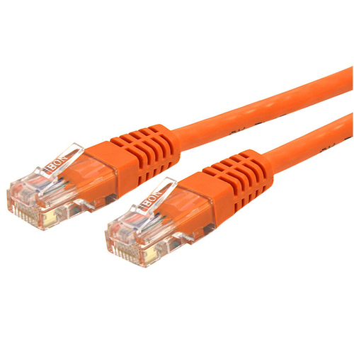 Cable de Red Startech Cat6 UTP 7.6m Naranja (C6PATCH25OR)