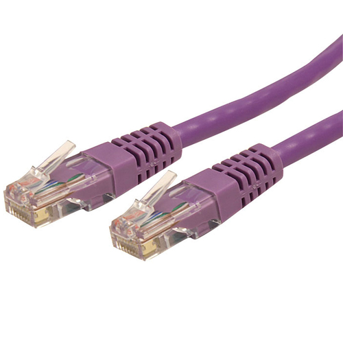 Patchcord Startech.com Cat6, 1.8 m, U/UTP (UTP), Púrpura