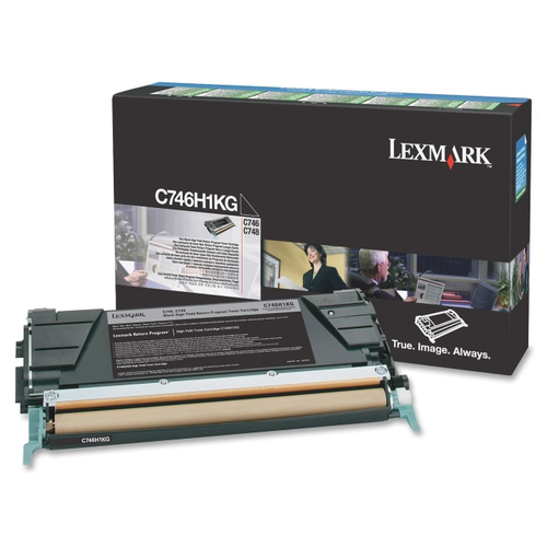 Tóner Lexmark C746H1KG Original, Negro