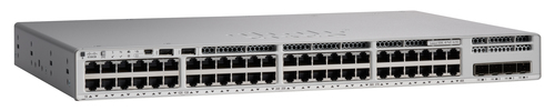 Switch Cisco Catalyst 9200L Gestionado, L3, Cantidad de Puertos 48, (PoE +) 48, Gigabit Ethernet (10/100/1000), 176 Gbit/s, 128-bit Aes, Gris