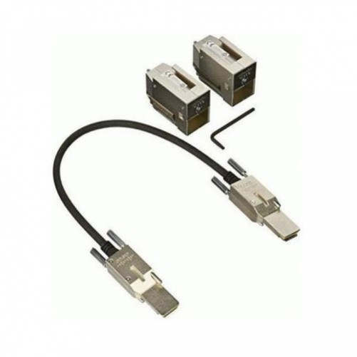 Cable Cisco C9200L-stack-kit= 0.48 m, Negro, Gris