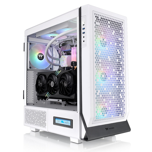 Gabinete Thermaltake Ceres 500 Tg Argb Snow, Midi-tower, Ventana Lateral, 4x Ventiladores, Blanco