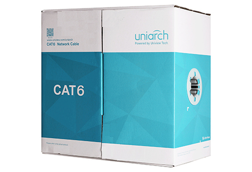 Bobina Uniarch CAB-6-CCA Cat6, 100 m, U/UTP (UTP), Gris