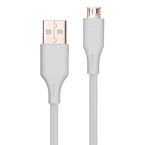 Cable Vorago USB-A a Micro USB 1m, Blanco