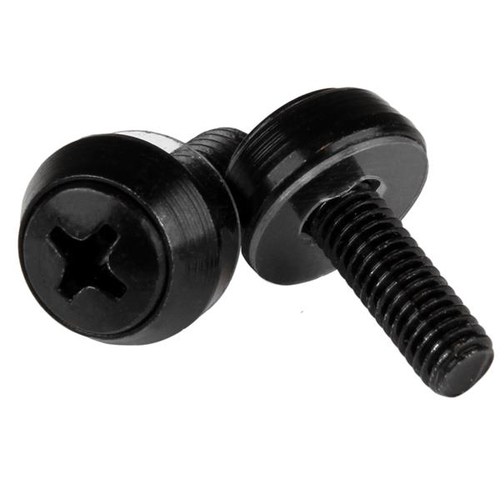 Tornillos Startech.com Tornillo M5, Cabeza de Domo, Color Negro, Longitud 12 mm, Cantidad por Paquete 50 Pieza(s)