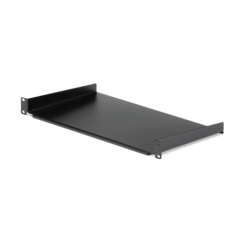 Charola Startech.com Tipo Repisa de Estante, Color Negro, Material Acero, Peso Max. 20 kg, con Tornillos Incluidos, Capacidad del Rack 1U