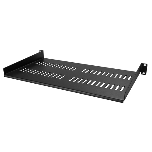 Charola Startech.com Tipo Repisa de Estante, Color Negro, Material Acero, Peso Max. 20 kg, con Tornillos Incluidos, Capacidad del Rack 1U