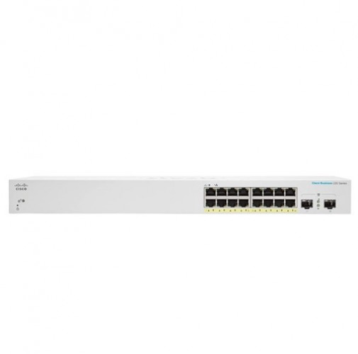 CBS220 Smart 16-port Ge PoE 2X1G SFP