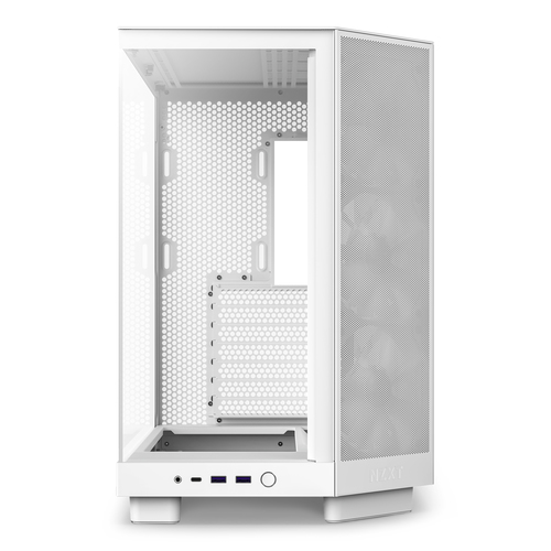 Gabinete Nzxt H6 Air Flow Midi-tower, RGB, 3x Ventiladores 120mm, S/fuente, Blanco