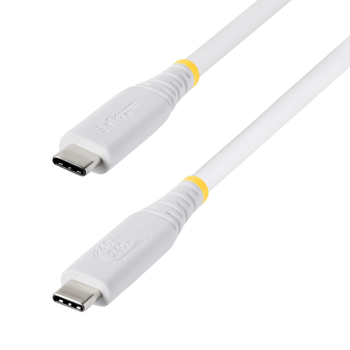 Cable USB Startech.com USB C a USB C, Blanco