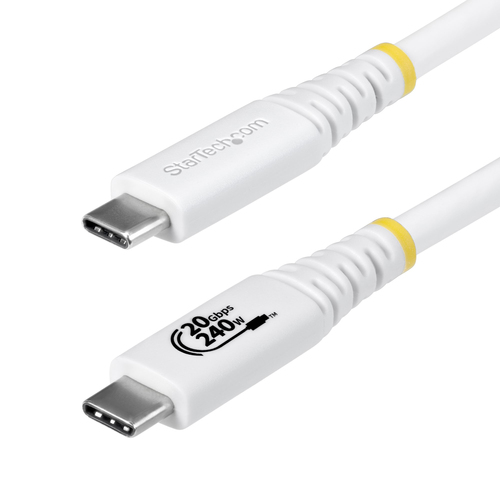 Cable USB Startech.com USB C a USB C, Blanco