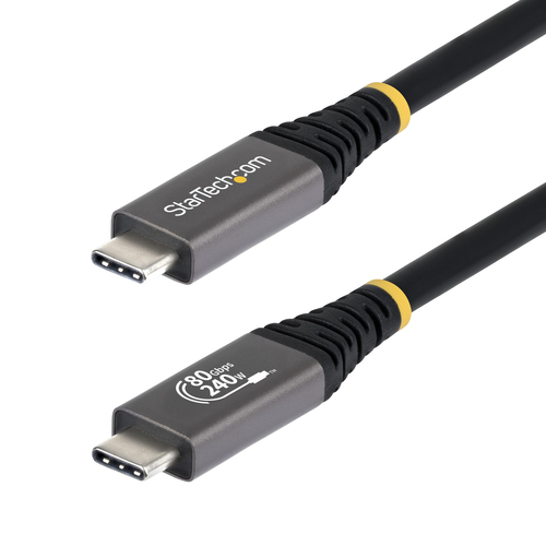 Cable USB Startech.com USB C a USB C, Negro