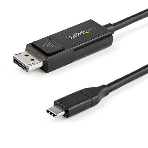 Adaptador Vídeo Startech.com Displayport a USB Tipo C, 1 m, Negro