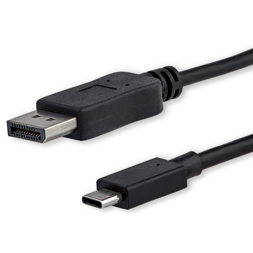Adaptador Vídeo Startech.com Displayport a USB Tipo C, 1.8 m, Negro