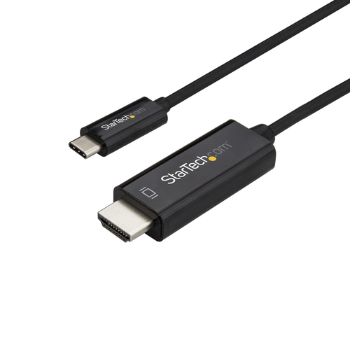 Adaptador Vídeo Startech.com USB Tipo C a HDMI, 1 m, Negro