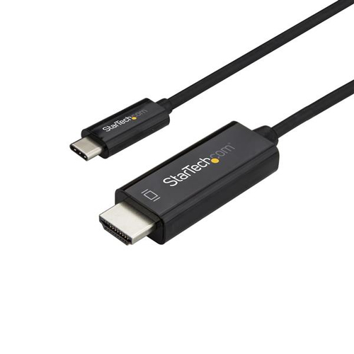 Adaptador Vídeo Startech.com USB Tipo C a HDMI, 2 m, Negro