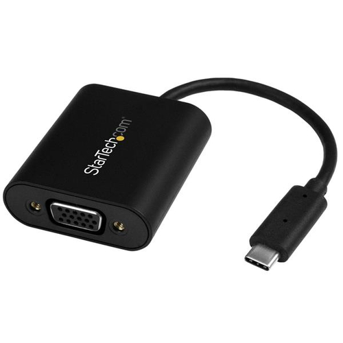 Adaptador Video Startech.com USB Tipo C a Negro