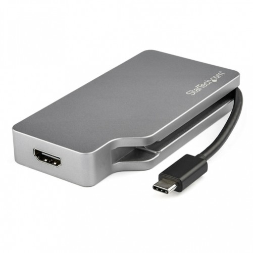 Adaptador Video Startech.com USB Tipo C a HDMI, Dvi, Gris