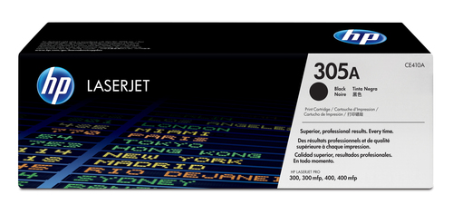 Tóner Original HP Laserjet 305A Negro CE410A, 2200 Páginas