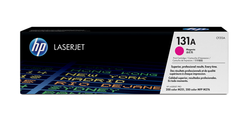 Toner HP Magenta CF213A (131A) para HP Laserjet Pro 200 Color M251,200 Color Mfp M276 Original