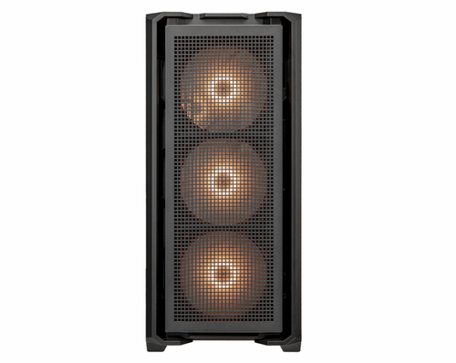 Gabinete Cougar CGR-57C9B-RGB Full Tower, PSU No, Vent. 3x 140 mm, Vent. 1x 120 mm, Negro