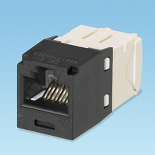 Conector Panduit UTP RJ45 Tg-minijack Kat 6, Negro, Blanco