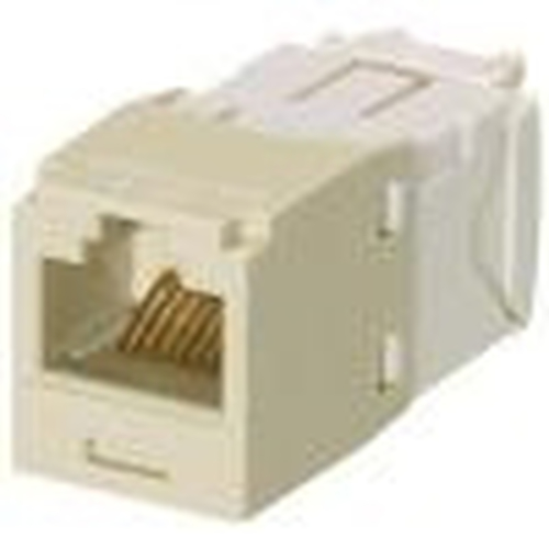 Conector Panduit CJ688TGEI Conector 1 RJ-45, Material Abs Sintéticos, Certificación Rohs, Color Crema de Color