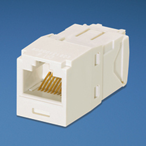 Conector Panduit Copper Jack Module White Conector 1 RJ-45, Conector 2 RJ-45, Color Blanco