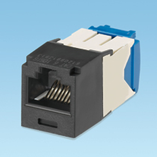 Conector Panduit UTP RJ45 Tg-minijack Cat6A Black Conector 1 RJ-45, Color Negro