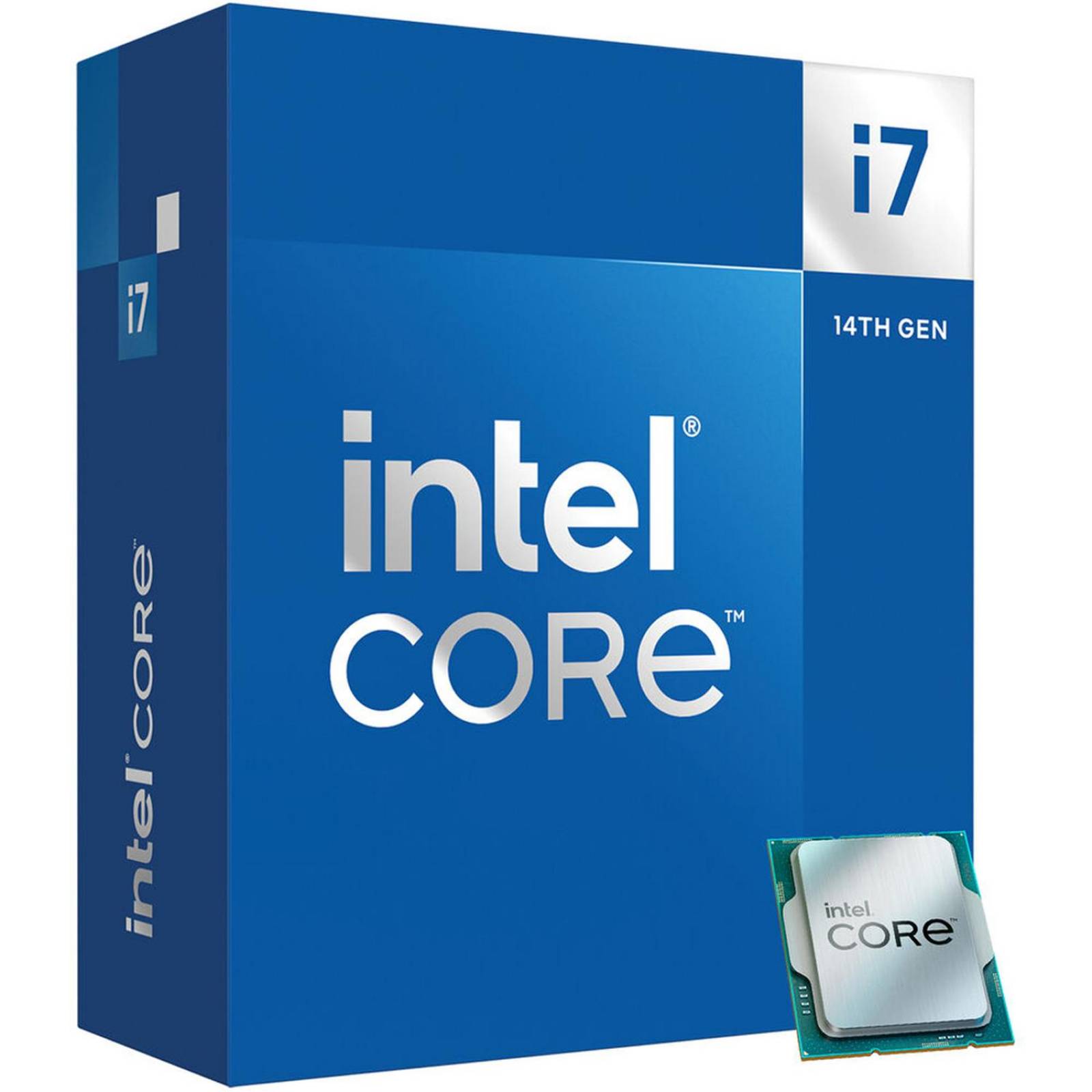 Procesador Intel Core i7-14700 Lga 1700, 2.1 GHz, Max. 5.3 GHz, Cache 33 MB, Caja Cafe