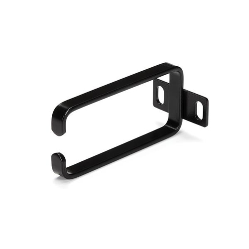 Organizador Startech.com Tipo Anillo Organizador de Cables, Color Negro, Material Acero, Capacidad del Rack 1U