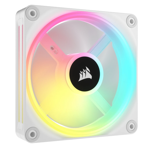 Ventilador Corsair Icue Link QX120 RGB 12 cm, 2400 rpm, LED Azul, Verde, Rojo, Blanco, Pwm