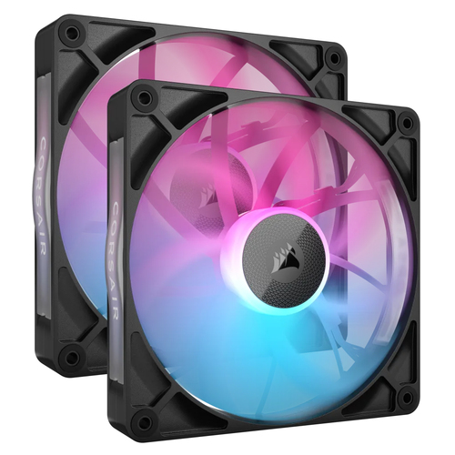Ventilador Corsair Icue Link RX140 RGB 14 cm, 1700 rpm, LED Multi, Negro, Pwm