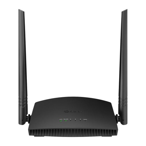 Ruteador Inalámbrico Steren COM-825 2 Ant., Wi-fi 4 (802.11n), 3 RJ-45, 300 Mbit/s, Negro