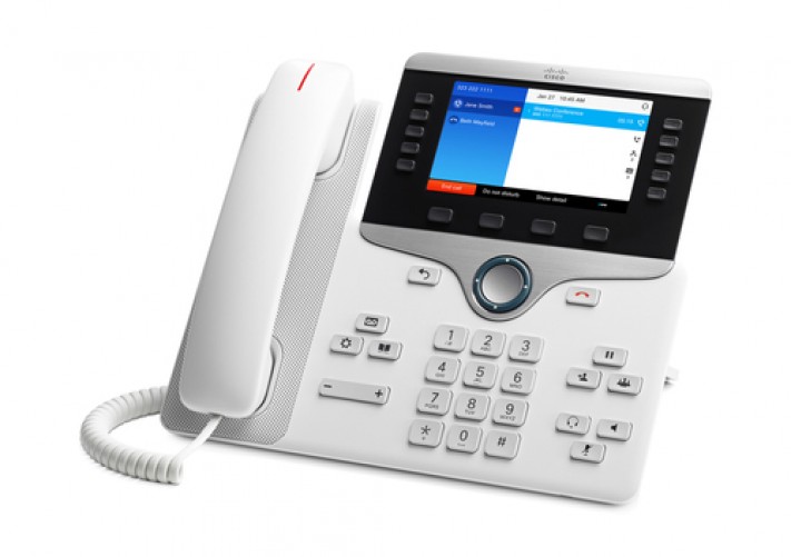 Teléfono IP Cisco 8841, Teléfono IP, Negro, Plata, Terminal con Conexión por Cable, Escritorio/pared, Digital, 12.7 cm (5")