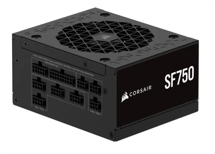 Fuente de Poder Corsair SF750, 750W, Modular, 24-pin ATX, 12vhpwr, 92mm