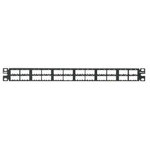 Panel de Parcheo Panduit CPP48HDWBLY 48 Puertos, Color Negro, Montaje en Bastidor, Capacidad del Rack 1U