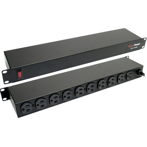 Sistema de Alimentacion Cyberpower CPS1215RM Máxima Corriente 15 A, Conexion 10 x NEMA 5-15R, Cable de 4.57 m, Capacidad del Rack 1U, Color Negro