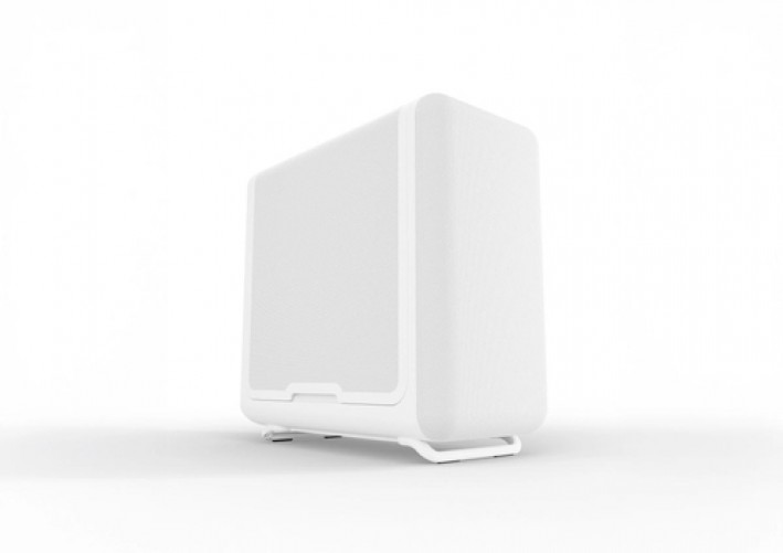 Gabinete Hyte X50 Air Mid Tower, Panel Lateral Malla, sin Fuente, Snow White, Blanco